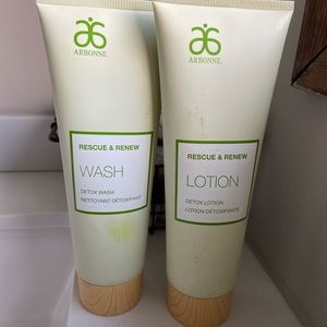 Arbonne bundle. Rescue and renew products